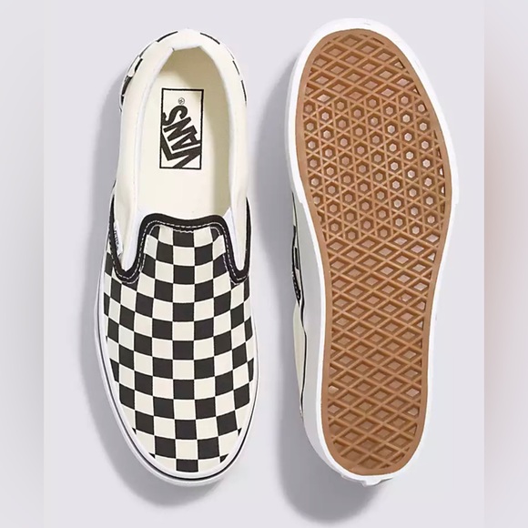 🔥NWT Vans Checkerboard Slip Ons Men Size 9 - Picture 2 of 4